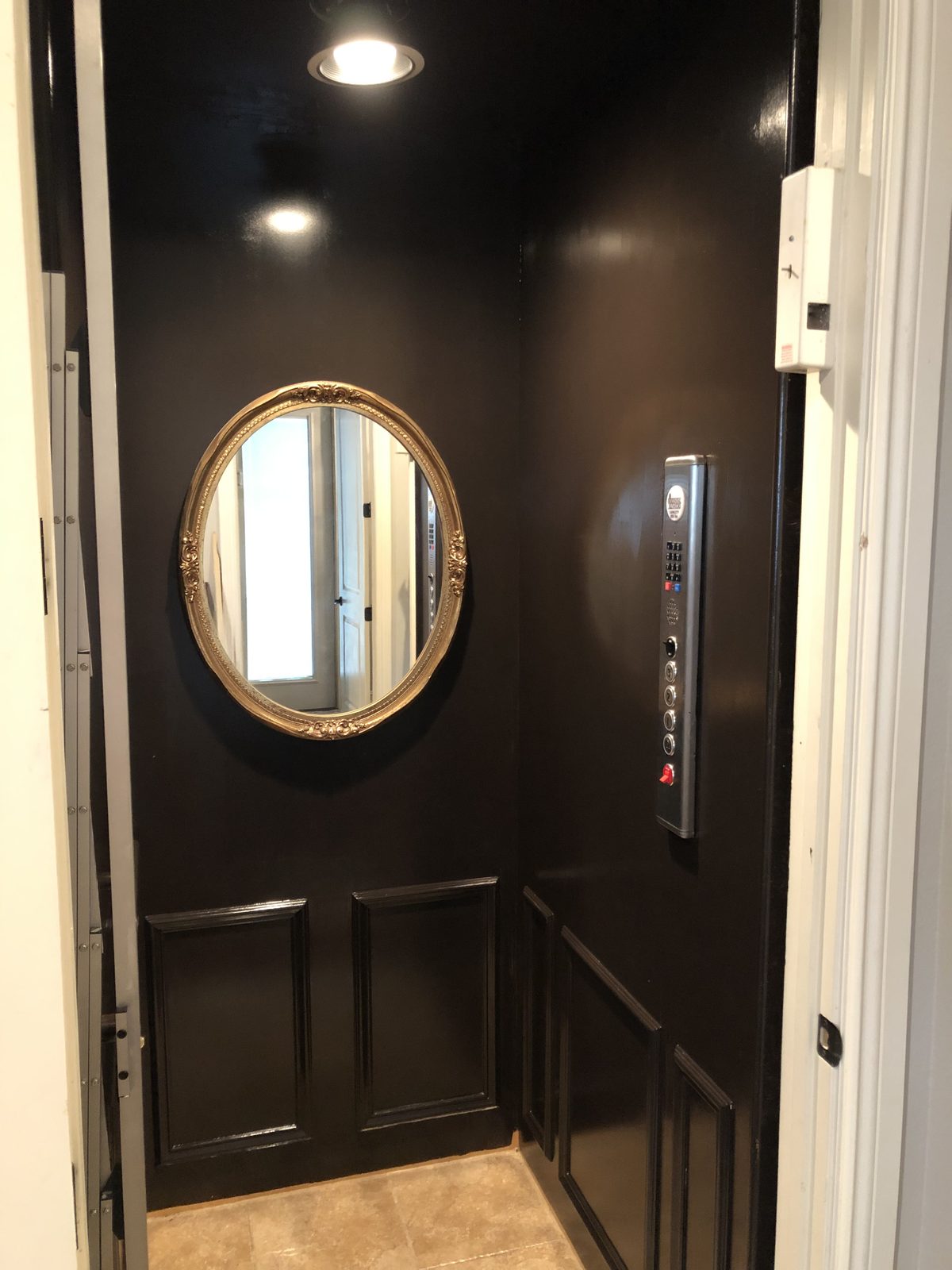 Residential Elevator Finish